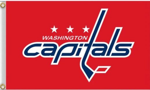 Washington Capitals Red Flag 3X5Ft Polyester Digital Print Banner USA