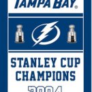 Tampa Bay Lightning 2004 Champion Flag 3X5Ft Polyester Digital Print Banner USA