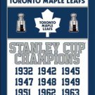 Toronto Maple Leafs Champions Flag 3X5Ft Polyester Digital Print Banner USA