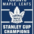 1918-1967 Toronto Maple Leafs Stanley Cup Champions Flag 3X5Ft Polyester Digital Print Banner USA