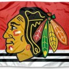 Chicago Blackhawks Red US Flag 3X5Ft Polyester Digital Print Banner USA