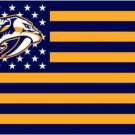 Nashville Predators Custom US Flag 3X5Ft Polyester Digital Print Banner USA