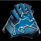 Detroit Lions 2 Gloves Flag 3X5 Ft Polyester Banner USA 90x150cm