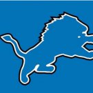 Detroit Lions Logo Two Strip Sport Flag 3X5 Ft Polyester Banner USA 90x150cm