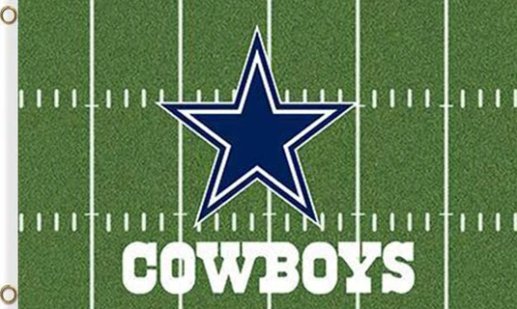 Dallas Cowboys Green Flag 3X5 Ft Polyester Banner USA 90x150cm