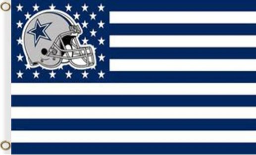 Dallas Cowboys Star Flag 3X5 Ft Polyester Banner USA 90x150cm