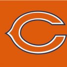 Chicago Bears Logo Two Strip Team Flag 3X5 Ft Polyester Banner USA 90x150cm