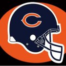 Chicago Bears Helmet Black Orange Flag 3X5 Ft Polyester Banner USA 90x150cm