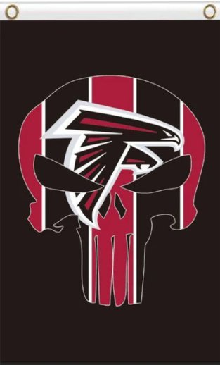 Atlanta Falcons Vertical Flag 3X5 Ft Polyester Banner USA 90x150cm