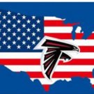 Atlanta Falcons America US Flag 3X5 Ft Polyester Banner USA 90x150cm