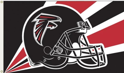 Atlanta Falcons Helmet Flag 3X5 Ft Polyester Banner USA 90x150cm