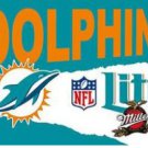 Miami Dolphins Lite Flag 3X5 Ft Polyester Banner USA 90x150cm