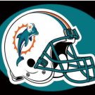 Miami Dolphins Helmet Black Flag 3X5 Ft Polyester Banner USA 90x150cm