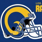 Los Angeles Rams Team Logo Sports Flag 3X5 Ft Polyester Banner USA 90x150cm