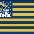 Los Angeles Rams Star Flag 3X5 Ft Polyester Banner USA 90x150cm