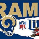 Los Angeles Rams Lite Flag 3X5 Ft Polyester Banner USA 90x150cm