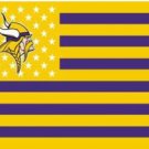 Minnesota Vikings Star Flag 3X5 Ft Polyester Banner USA 90x150cm