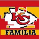 Kansas City Chiefs Familia Flag 3X5 Ft Polyester Banner USA 90x150cm