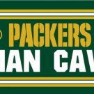Green Bay Packers Man Cave Flag 3X5 Ft Polyester Banner USA 90x150cm