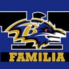 Baltimore Ravens Familia Flag 3X5 Ft Polyester Banner USA 90x150cm