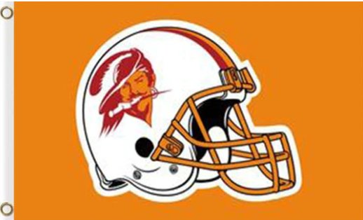 Tampa Bay Buccaneers Helmet Flag 3X5 Ft Polyester Banner USA 90x150cm