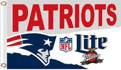 New England Patriots Lite Flag 3X5 Ft Polyester Banner USA 90x150cm
