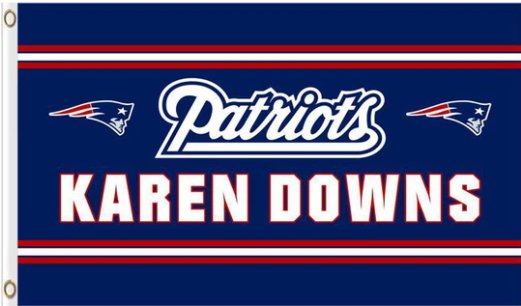 New England Patriots Blue Flag 3X5 Ft Polyester Banner USA 90x150cm