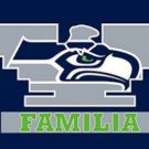 Seattle Seahawks Familia Flag 3X5 Ft Polyester Banner USA 90x150cm