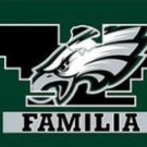 Philadelphia Eagles Familia Flag 3X5 Ft Polyester Banner USA 90x150cm