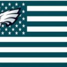 Philadelphia Eagles Star & Strips US Flag 3X5 Ft Polyester Banner USA 90x150cm