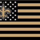 New Orleans Saints Star and Stripes Flag 3X5 Ft Polyester Banner USA 90x150cm