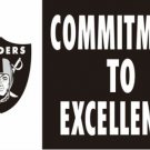 Oakland Raiders Commitment To Excellence Flag 3X5 Ft Polyester Banner USA 90x150cm