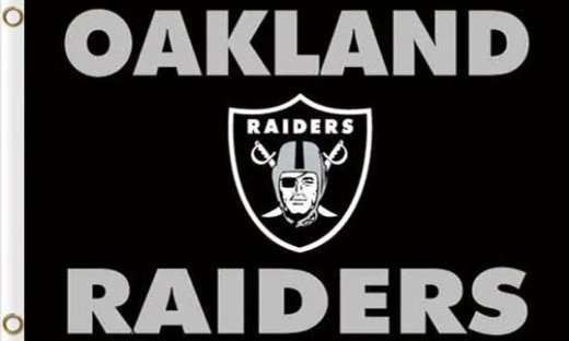 Oakland Raiders Sport US Flag 3X5 Ft Polyester Banner USA 90x150cm