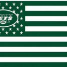 New York Jets Star and Stripes Flag 3X5 Ft Polyester Banner USA 90x150cm