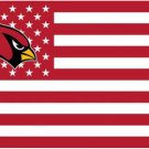 Arizona Cardinals Star & Strips US Flag 3X5 Ft Polyester Banner USA 90x150cm