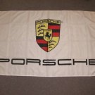 Porsche Flag White 3X5 Ft Polyester Banner USA 90x150cm