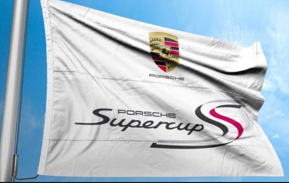 Porsche Flag Supercup 2000 - 3X5 Ft Polyester Banner USA 90x150cm