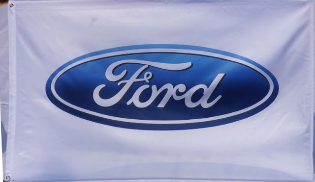 Ford White Flag 3X5 Ft Polyester Banner USA 90x150cm