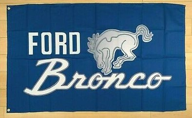 Ford Bronco Flag 3X5 Ft Polyester Banner USA 90x150cm