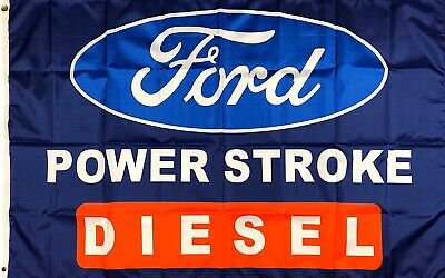 Ford Power Stroke Diesel Flag 3X5 Ft Polyester Banner USA 90x150cm