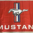 Ford Mustang Red Flag 3X5 Ft Polyester Banner USA 90x150cm