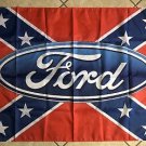 Ford Mustang Red Flag 3X5 Ft Polyester Banner USA 90x150cm