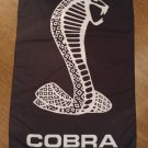 Ford Mustang Black Vertical Flag 3X5 Ft Polyester Banner USA 90x150cm