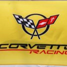 Chevrolet Corvette Yellow Flag 3X5 Ft Polyester Banner USA 90x150cm