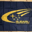 Subaru WRX Racing Black White Flag 3X5 Ft Polyester Banner USA 90x150cm