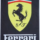 Ferrari Flag Black Vertical 3X5 Ft Polyester Banner USA 90x150cm