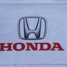 Honda Racing White Flag 3X5 Ft Polyester Banner USA 90x150cm