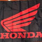 Honda Racing Black Flag 3X5 Ft Polyester Banner USA 90x150cm
