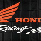 Honda Racing Red White Flag 3X5 Ft Polyester Banner USA 90x150cm