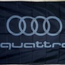 Audi Quattro Racing Flag 3X5 Ft Polyester Banner USA 90x150cm